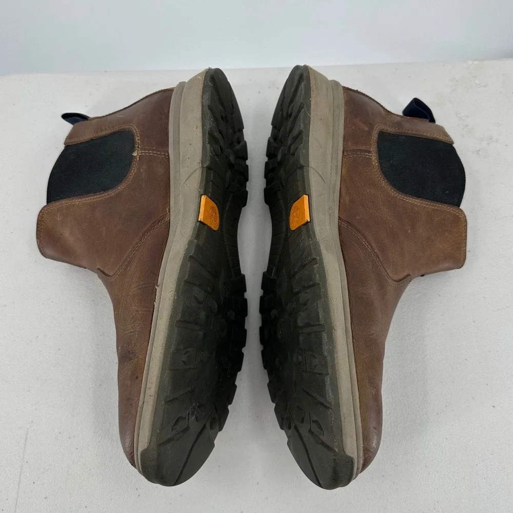 Timberland Redwood Falls Chelsea Boots Brown Leather Mens 9 A5R8Z Grunge